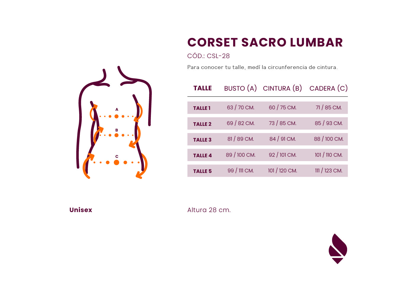 El Corset Sacro Lumbar es un dispositivo ortopédico diseñado para proporcionar soporte y estabilización a la zona baja de la espalda, especialmente en la región sacra y lumbar. Ideal para el tratamiento de dolores musculares, esguinces o hernias, este corset ayuda a mejorar la postura, aliviar el dolor y prevenir lesiones. Su diseño ergonómico y materiales de alta calidad aseguran comodidad y un ajuste personalizado, brindando un soporte efectivo para la recuperación y protección de la columna vertebral.