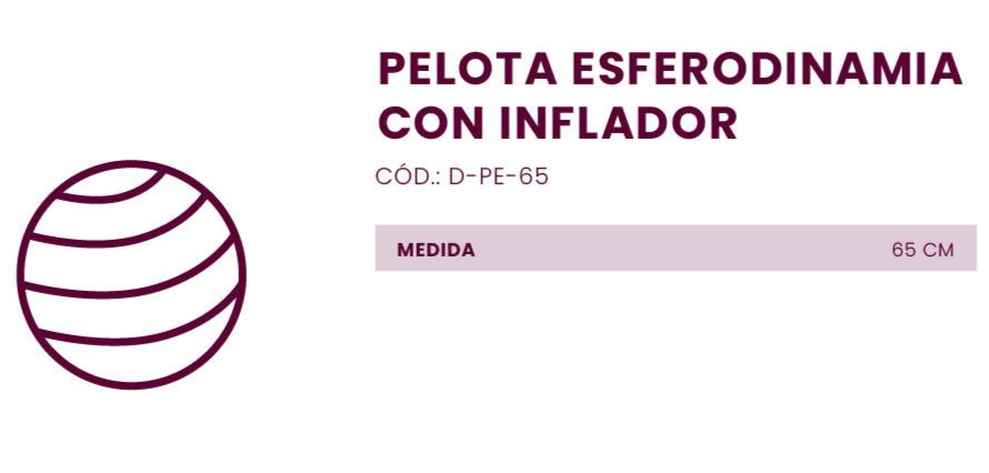 Compra la **pelota de esferodinamia con inflador** ideal para mejorar tu postura, fortalecer el core y realizar ejercicios de rehabilitación. Incluye inflador para un ajuste rápido y sencillo de la presión. Perfecta para el hogar o el gimnasio.