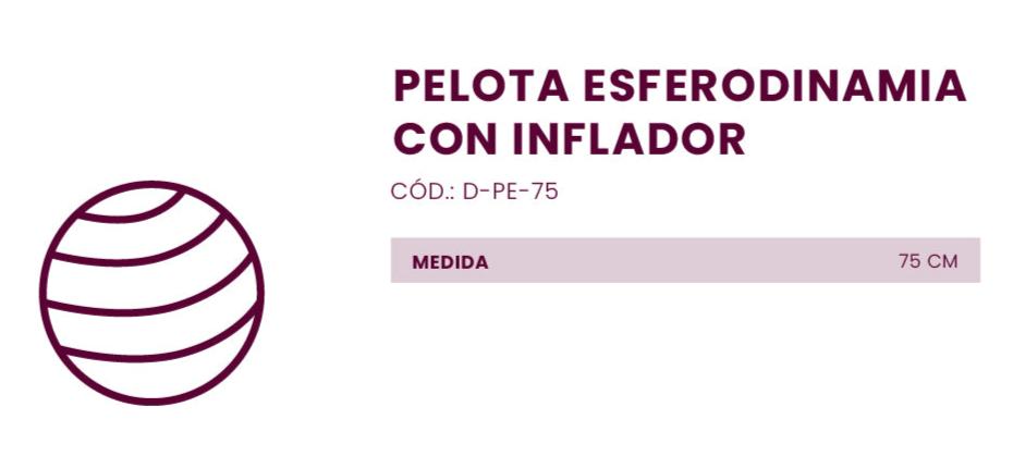  Compra la pelota de esferodinamia con inflador de 75 cm, ideal para ejercicios de rehabilitación, pilates, yoga y fortalecimiento muscular. Hecha de material duradero, incluye inflador para fácil ajuste de presión. Perfecta para mejorar la flexibilidad y tonificar el cuerpo.