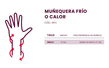 MUÑEQUERA PORTA GEL FRIO-CALOR - MFC