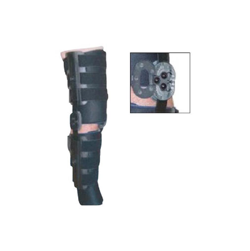 La *Rodillera Policéntrica Larga* ofrece soporte avanzado para la rodilla con su diseño de articulación doble, ideal para la recuperación de lesiones o la prevención de futuras. Fabricada con materiales de alta calidad, proporciona estabilidad, confort y protección durante la actividad física.